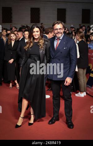 Rome, Italie. 23rd octobre 2022. ROME, ITALIE - OCTOBRE 23: L'invité assiste au tapis rouge de 'Lamborghini - l'homme derrière la légende' à Alice Nella Città pendant le Festival du film de Rome 17th. (Photo de Gennaro Leonardi/Pacific Press/Sipa USA) crédit: SIPA USA/Alay Live News Banque D'Images