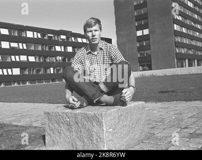 Oslo 19681012. Nouvellement élu À Oslo Rune Gerhardsen. Photo: Ivar Aaserud courant / NTB Banque D'Images