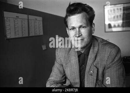 Oslo juin 1965 le démonstrateur professionnel d'Ole Kopreitan. Photo: Ivar Aaserud / courant / NTB Banque D'Images