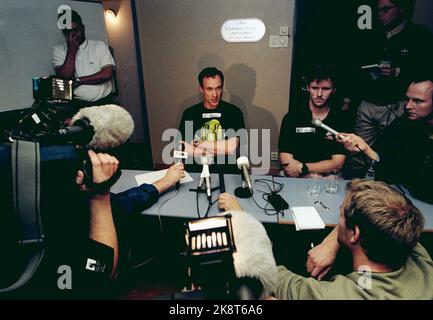 Trondheim. Vebjørn Rodal sur son départ après la conférence de presse de Trondheim lundi soir, déclarant que sa collaboration de dix ans avec l'entraîneur Kjell Arve Husby est terminée. (Photo : Gorm Kallestad, NTB plus) Banque D'Images