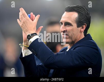 Photo du dossier datée du 25-05-2021 du directeur de Villarreal, Unai Emery, qui est le nouvel entraîneur-chef d'Aston Villa, a annoncé le club. Date de publication : lundi 24 octobre 2022. Banque D'Images