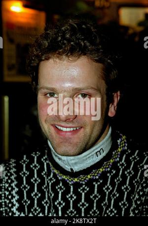 Oslo 19950214 Gudmund Skjeldal, professeur, auteur et ancien coureur de l'équipe nationale en ski de fond. Skjeldal a publié le livre 'On Wild Track - Thank You and Au revoir to TOP sports' photo: Gunnar Lier / NTB Banque D'Images