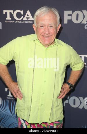 24 octobre 2022 - Leslie Jordan, comédien et Instagram Star, Dies, 67. Selon les informations de la police, la voiture de M. JordanÃs s'est écrasée sur le côté d'un bâtiment après avoir apparemment été victime d'une urgence médicale. 02 août 2018 - West Hollywood, Californie - Leslie Jordan. FOX Summer TCA All-Star Party. (Image de crédit : © F. Sadou/AdMedia via ZUMA Press Wire) Banque D'Images