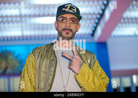 Cannes, Frankreich. 16th octobre 2022. Cannes, France - 17 octobre 2022 : MIPCOM/MIPJUNIOR avec le membre du groupe Backstreet Boys AJ McLean (Alexander James). Mandoga Media Allemagne, les marchés internationaux de contenu de production et de divertissement crédit : dpa/Alay Live News Banque D'Images