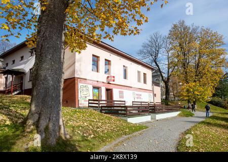 Muzeum Lega, Lázně Jeseník, Jeseníky, Česká republika / Musée Lego, ville thermale de Jeseník, montagnes jéeniky, république Tchèque Banque D'Images