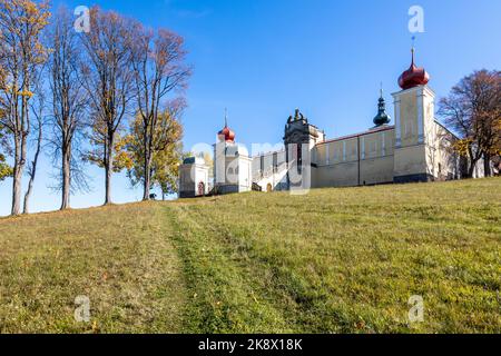 Klášter Hora Matky Boží, Hedeč, Králíky, Východní Čechy, Česká republika / Monastère de montagne de la mère de Dieu, ville de Kraliky, Bohême de l'est, tchèque Banque D'Images