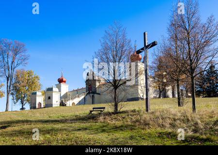 Klášter Hora Matky Boží, Hedeč, Králíky, Východní Čechy, Česká republika / Monastère de montagne de la mère de Dieu, ville de Kraliky, Bohême de l'est, tchèque Banque D'Images