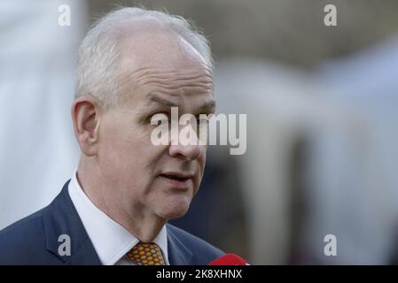 Lord Moylan / Baron Moylan (Daniel Moylan, homologue conservateur) à Westminster, le jour où Rishi Sunak est devenu chef du parti conservateur. 24th octobre Banque D'Images