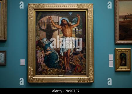 Le berger de randonnée par William Holman Hunt dans la galerie d'art de Manchester City Banque D'Images