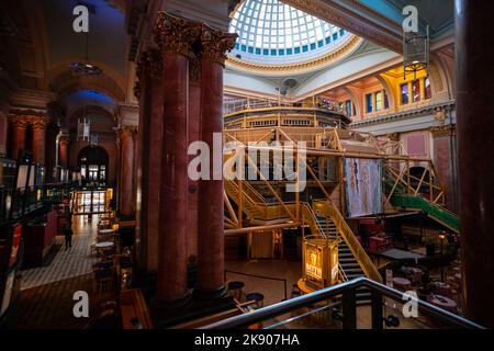 Royal Exchange Theatre de Manchester Banque D'Images