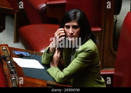 Roma, Italie. 25th octobre 2022. Chiara Appendino lors de la session à la Chambre des députés pour le vote de confiance du gouvernement Meloni 25 octobre 2022 à Rome, Italie. Crédit : Agence photo indépendante/Alamy Live News Banque D'Images