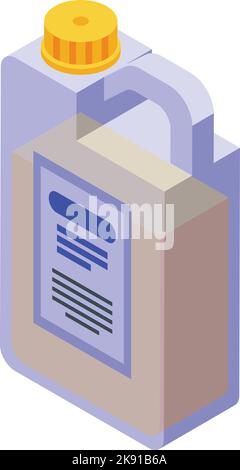 Icône antigel de voiture vecteur isométrique. Réparation de voiture. Entretenir le radiateur Illustration de Vecteur