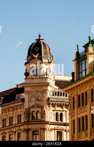 Tour de construction Generali à Vienne, Autriche. Banque D'Images