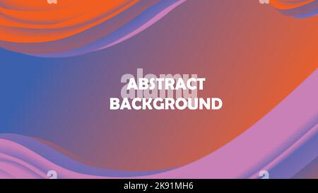 Un arrière-plan abstrait aux couleurs pourpre et orange Illustration de Vecteur