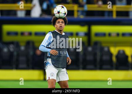 DORTMUND, ALLEMAGNE - OCTOBRE 25 : Ilkay Gundogan (c) de la ville de Manchester lors du match G de la Ligue des champions de l'UEFA entre Borussia Dortmund et la ville de Manchester au parc signal Iduna sur 25 octobre 2022 à Dortmund, Allemagne (photo de Marcel ter Bals/Orange Pictures) Banque D'Images