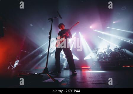 BARCELONE - octobre 17 : l'ère du pilote (duo de musique américain composé des frères Rocky et Ross Lynch) se joue sur scène à Razzmatazz sur 17 octobre 2022 Banque D'Images