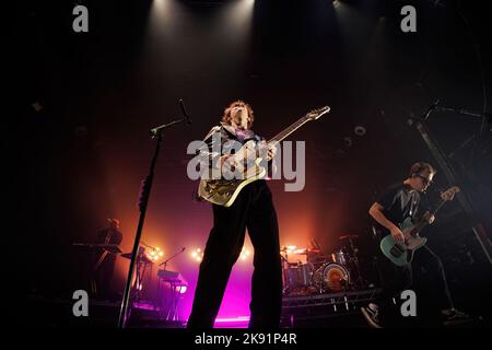 BARCELONE - octobre 17 : l'ère du pilote (duo de musique américain composé des frères Rocky et Ross Lynch) se joue sur scène à Razzmatazz sur 17 octobre 2022 Banque D'Images