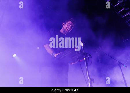 BARCELONE - octobre 17 : l'ère du pilote (duo de musique américain composé des frères Rocky et Ross Lynch) se joue sur scène à Razzmatazz sur 17 octobre 2022 Banque D'Images