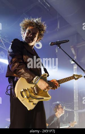 BARCELONE - octobre 17 : l'ère du pilote (duo de musique américain composé des frères Rocky et Ross Lynch) se joue sur scène à Razzmatazz sur 17 octobre 2022 Banque D'Images