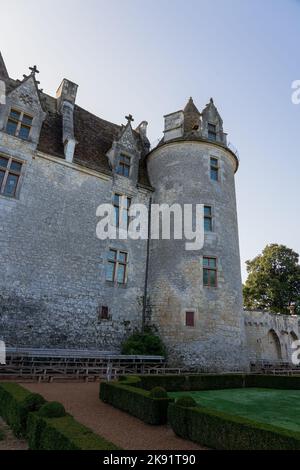 Château des Milandes, ancienne demeure de Josephine Baker, magnifique château en Dordogne Banque D'Images