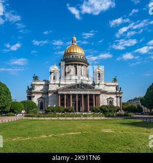 La Cathédrale Saint Isaac à Saint-Pétersbourg. La Russie Banque D'Images