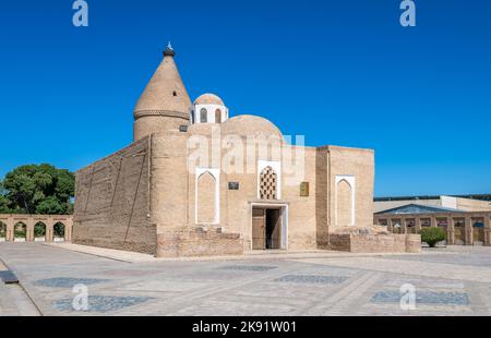 Mausolée Chashma-Ayub à Boukhara, Ouzbékistan. Banque D'Images