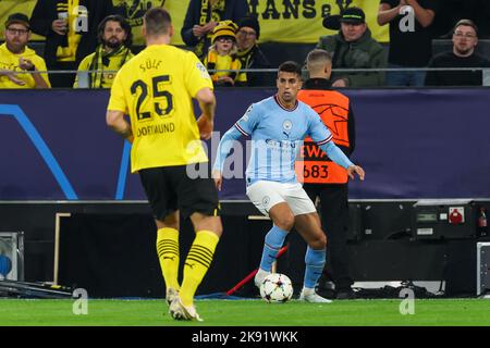 DORTMUND, ALLEMAGNE - OCTOBRE 25 : lors du match G de la Ligue des champions de l'UEFA entre Borussia Dortmund et la ville de Manchester au parc signal Iduna sur 25 octobre 2022 à Dortmund, Allemagne (photo de Marcel ter Bals/Orange Pictures) Banque D'Images