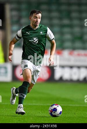 Plymouth, Royaume-Uni. 25th octobre 2022. Le milieu de terrain de Plymouth Argyle Matt Butcher (7) sur le ballon pendant le match Sky Bet League 1 Plymouth Argyle vs Shrewsbury Town at Home Park, Plymouth, Royaume-Uni, 25th octobre 2022 (photo de Stanley Kasala/News Images) à Plymouth, Royaume-Uni, le 10/25/2022. (Photo de Stanley Kasala/News Images/Sipa USA) crédit: SIPA USA/Alay Live News Banque D'Images