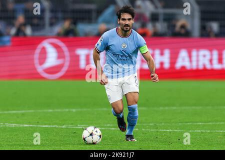 DORTMUND, ALLEMAGNE - OCTOBRE 25 : Ilkay Gundogan (c) de la ville de Manchester lors du match G de la Ligue des champions de l'UEFA entre Borussia Dortmund et la ville de Manchester au parc signal Iduna sur 25 octobre 2022 à Dortmund, Allemagne (photo de Marcel ter Bals/Orange Pictures) Banque D'Images