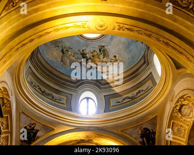 ALTAGRACIA, ARGENTINE - APR 4, 2015: Célèbre église de mission Estancia Jesuítica à Altagracia, Argentine. Le musée est un site classé au patrimoine mondial de l'unesco Banque D'Images