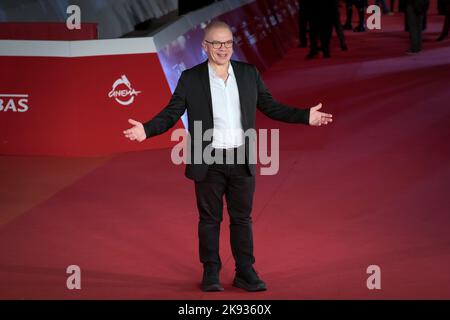 ROME, ITALIE - 22 OCTOBRE 2022 : Marco Marzocca assiste au tapis rouge de 'Sono Lillo' lors du Festival du film de Rome 17th à l'Auditorium Parco Della Musica Banque D'Images