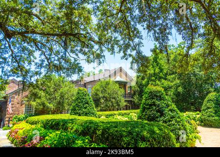 THEODORE, Etats-Unis - 18 JUILLET 2013: Visitez les jardins de Bellingraths et la maison à Theodore, Etats-Unis. Le jardin a été construit en 1917 par Walter Bellingrath. Banque D'Images