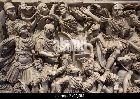 Rome, Italie. 22nd septembre 2022. Sculpture, Museo Nazionale Romano, Palazzo Altemps, palais de 15th siècles abritant des œuvres d'art de la Renaissance et des sculptures grecques et romaines. (Image de crédit : © Mark Avery/ZUMA Press Wire) Banque D'Images