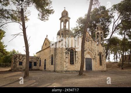 Église catholique grecque de Saint-Jacques, Galilée, Israël Banque D'Images