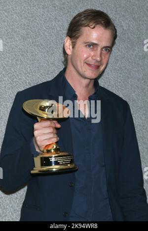 LOS ANGELES - octobre 25 : Hayden Christensen aux prix Saturn 50th - salle de presse au Centre de congrès Marriott sur 25 octobre 2022 à Burbank, CA Banque D'Images