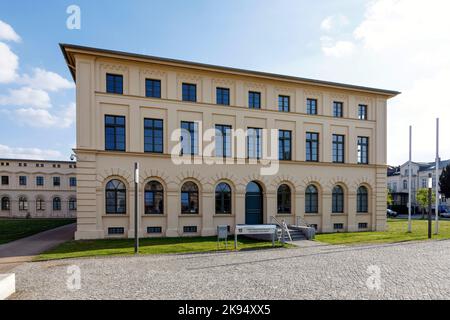 Ministère des Affaires sociales, de la Santé et des Sports de l'État de Mecklembourg-Poméranie occidentale, basé dans l'historique Marstall Schwerin Banque D'Images