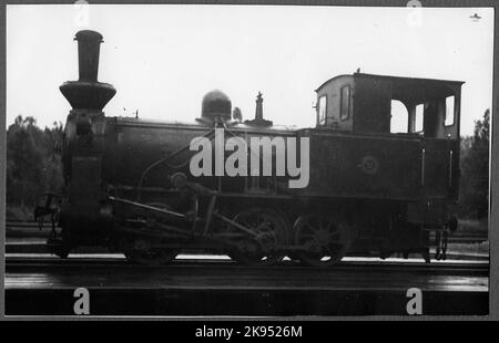 Norsholm - Västervik - Hultsfreds Railways, NVHJ Lok 4. Banque D'Images