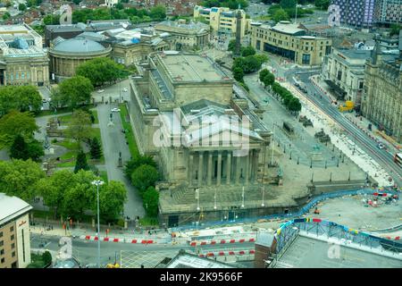 Vue aérienne de l'hôtel St George depuis la tour de radio City Banque D'Images