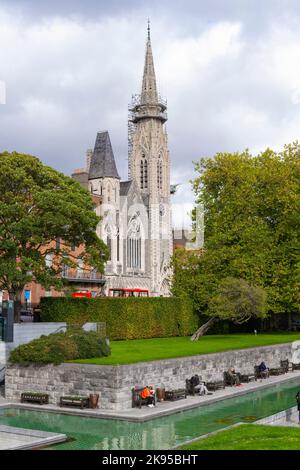 Irlande Eire Dublin Parnell Square North Abbey Église presbytérienne fondée en 1864 par Alexander Findlater Design Église gothique Andrew Heiton Findlater Banque D'Images