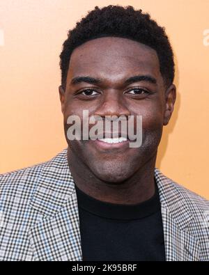 Beverly Hills, États-Unis. 25th octobre 2022. BEVERLY HILLS, LOS ANGELES, CALIFORNIE, États-Unis - OCTOBRE 25 : l'acteur, comédien, écrivain et producteur américain Sam Richardson arrive à l'inauguration de l'exposition culturelle Solaire 250th anniversaire de veuve Clicquot, qui s'est tenue au 468 North Rodeo Drive sur 25 octobre 2022 à Beverly Hills, Los Angeles, Californie, États-Unis. (Photo de Xavier Collin/image Press Agency) Credit: Image Press Agency/Alay Live News Banque D'Images