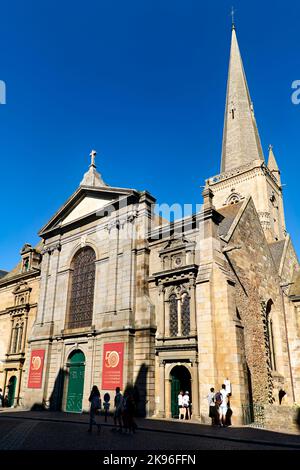 Saint-Malo Bretagne France. Cathédrale Saint-Vincent Banque D'Images