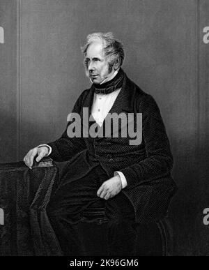 Viscount Palmerston Henry John Temple, 3rd Viscount Palmerston, (1784 – 1865) homme d'État britannique qui a été deux fois Premier ministre du Royaume-Uni au milieu du siècle 19th. Banque D'Images