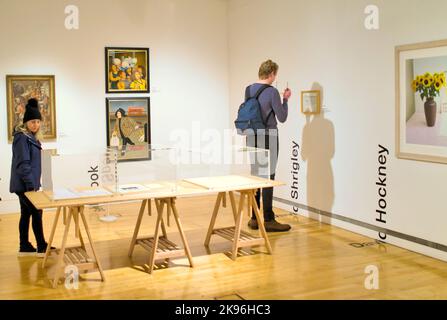 Musée de Glasgow de l'intérieur moderne ou GOMA œuvres d'artistes célèbres Banque D'Images