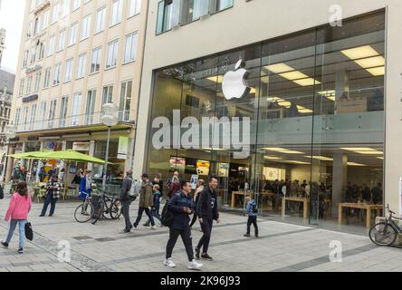 Apple Store à Munich Banque D'Images