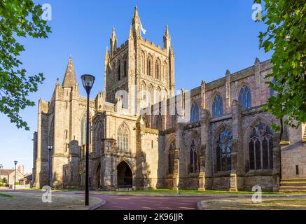 Hereford Cathedral College Cloisters Cathedral Close Hereford Herefordshire England UK GB Europe Banque D'Images