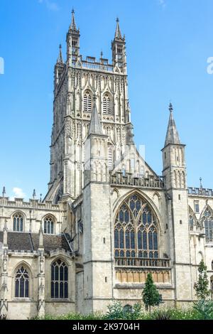 Cathédrale de Gloucester, Gloucester, Gloucestershire, Angleterre, Royaume-Uni Banque D'Images