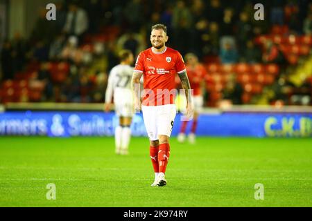 Oakwell Stadium, Barnsley, Angleterre - 25th octobre 2022 James Norwood (9) de Barnsley - pendant le jeu Barnsley v Lincoln City, Sky Bet League One, 2022/23, Oakwell Stadium, Barnsley, Angleterre - 25th octobre 2022 crédit: Arthur Haigh/WhiteRosePhotos/Alamy Live News Banque D'Images