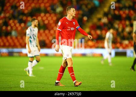 Oakwell Stadium, Barnsley, Angleterre - 25th octobre 2022 Mads Andersen (6) de Barnsley - pendant le jeu Barnsley v Lincoln City, Sky Bet League One, 2022/23, Oakwell Stadium, Barnsley, Angleterre - 25th octobre 2022 crédit: Arthur Haigh/WhiteRosePhotos/Alamy Live News Banque D'Images