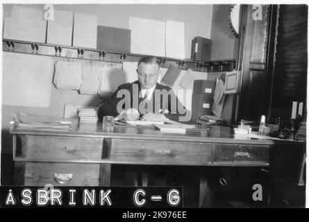 L'expédition du mécanicien de bord à Gävle. Banque D'Images