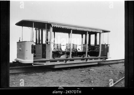 Photo de la livraison à la société de tramway du sud de Stockholm, SSB BC1 162. Banque D'Images